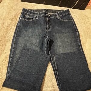 Stylish Dark Blue Boot Cut Jeans